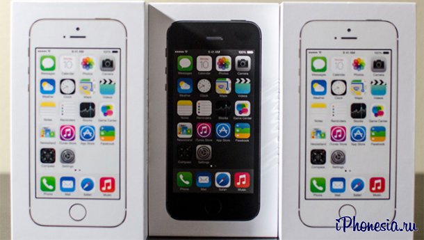 iPhone 5S — самый продаваемый смартфон в октябре