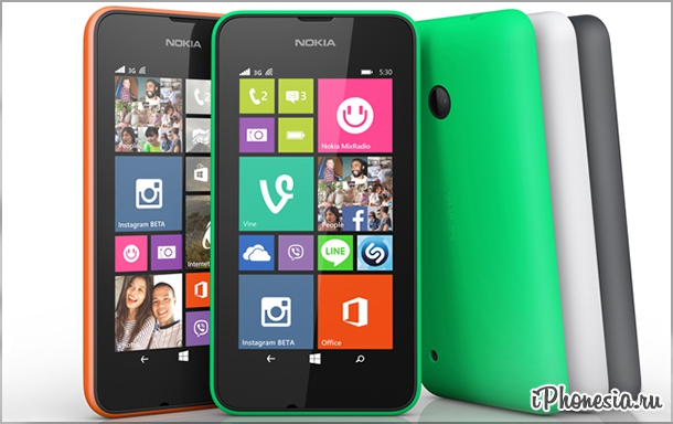 Microsoft анонсировал смартфон Nokia Lumia 530