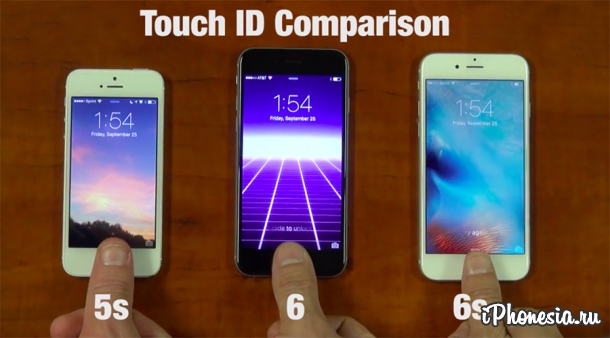 Сравнение Touch ID: iPhone 5S/6 против iPhone 6S