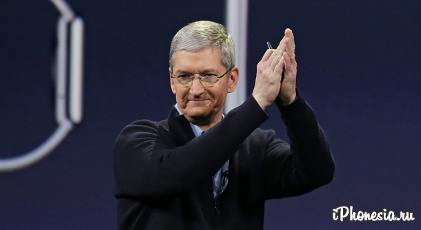 Глава Apple Тим Кук заработал $10,3 млн в 2015 году