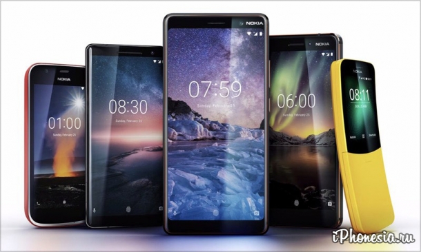 MWC 2018: Nokia 1, Nokia 7 Plus и Nokia 8 Sirocco