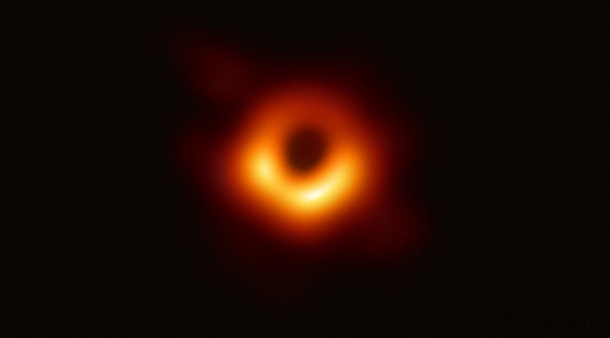 Ученые получили первое изображение черной дыры