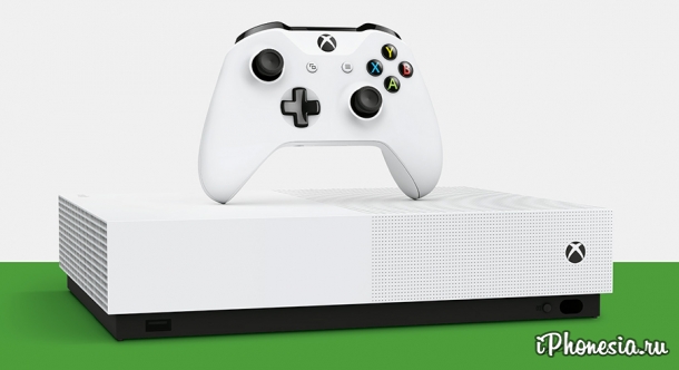 Microsoft представил Xbox One S All-Digital Edition без оптического привода
